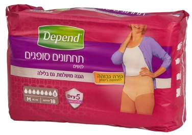 תחתונים סופגים דיפנד נשים M